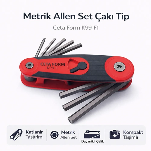 METRİK ALLEN SET ÇAKI TİP K99-F1 CF