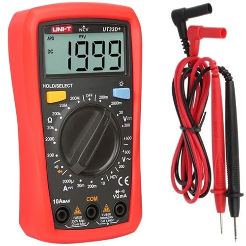 MULTİMETRE UT33D+ 600V 10A UNİ-T