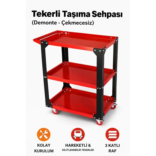 MONTAJLI TAŞIMA ARABASI ÇEKMECESİZ