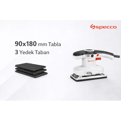 SPECCO ELEKTRİKLİ TİTREŞİMLİ ZIMPARA 320WATT 90*180MM 9021