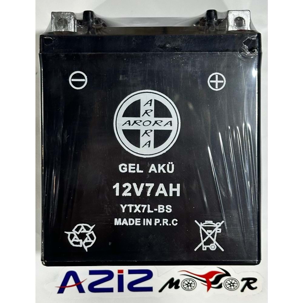 12V 7AH 12N7A MOTOSİKLET AKÜSÜ DİK ARORA