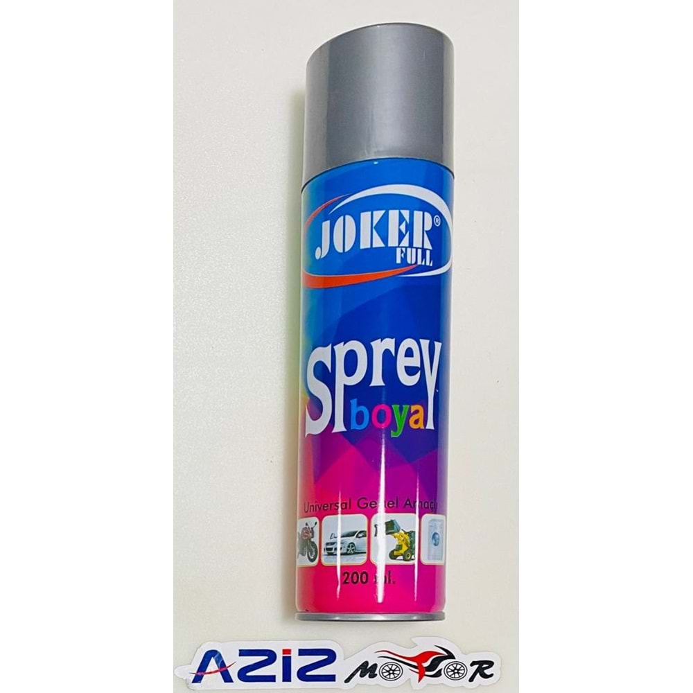 JANT GRİ SPREY BOYA 200 ML JOKER