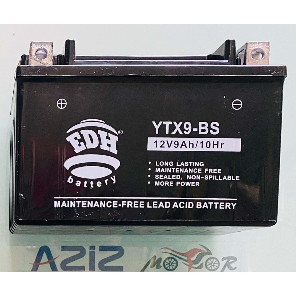 12V 9AH YTX9-BASIK SCOOTER AKÜ EDH