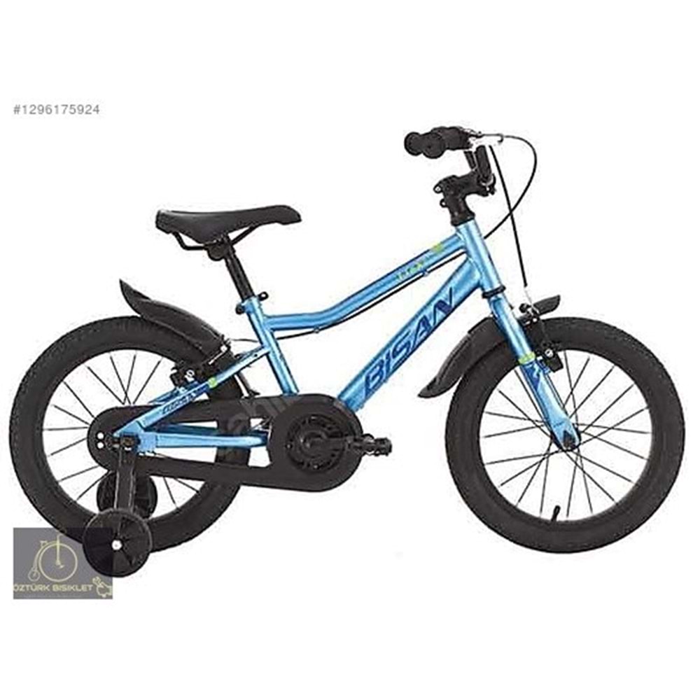 BİSAN FLOKİ 16 JANT MAVİ RENK ETİKET MAVİ BİSİKLET