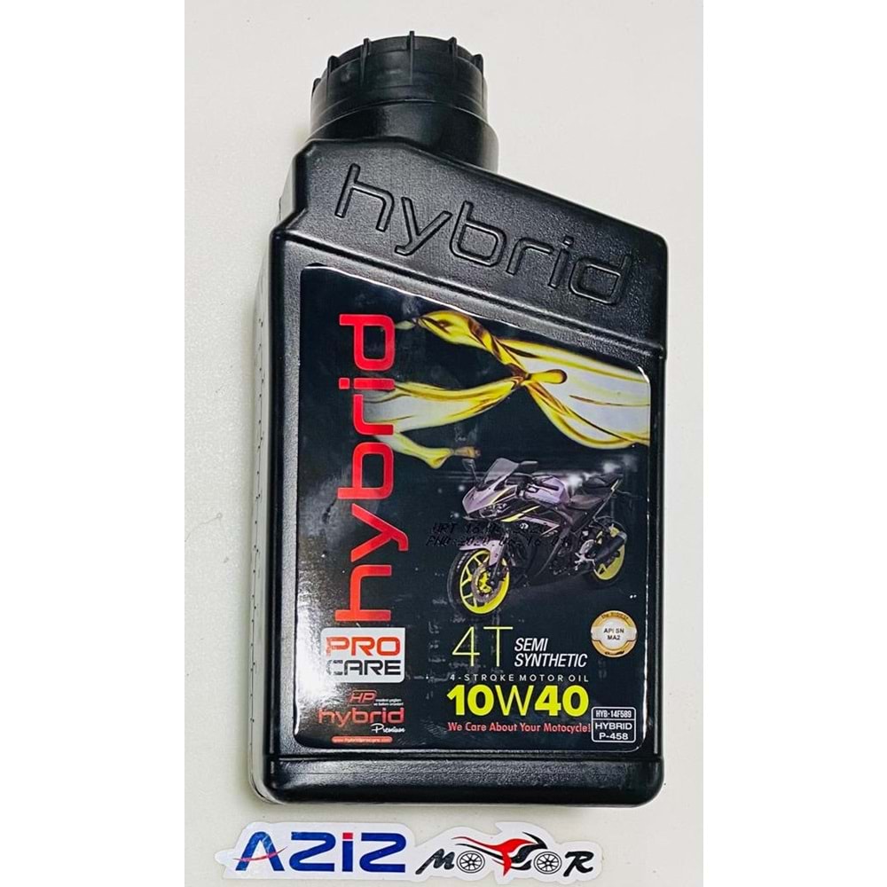 HYBRİD 10W40 4T SENTETİK MOTOSİKLET YAĞI