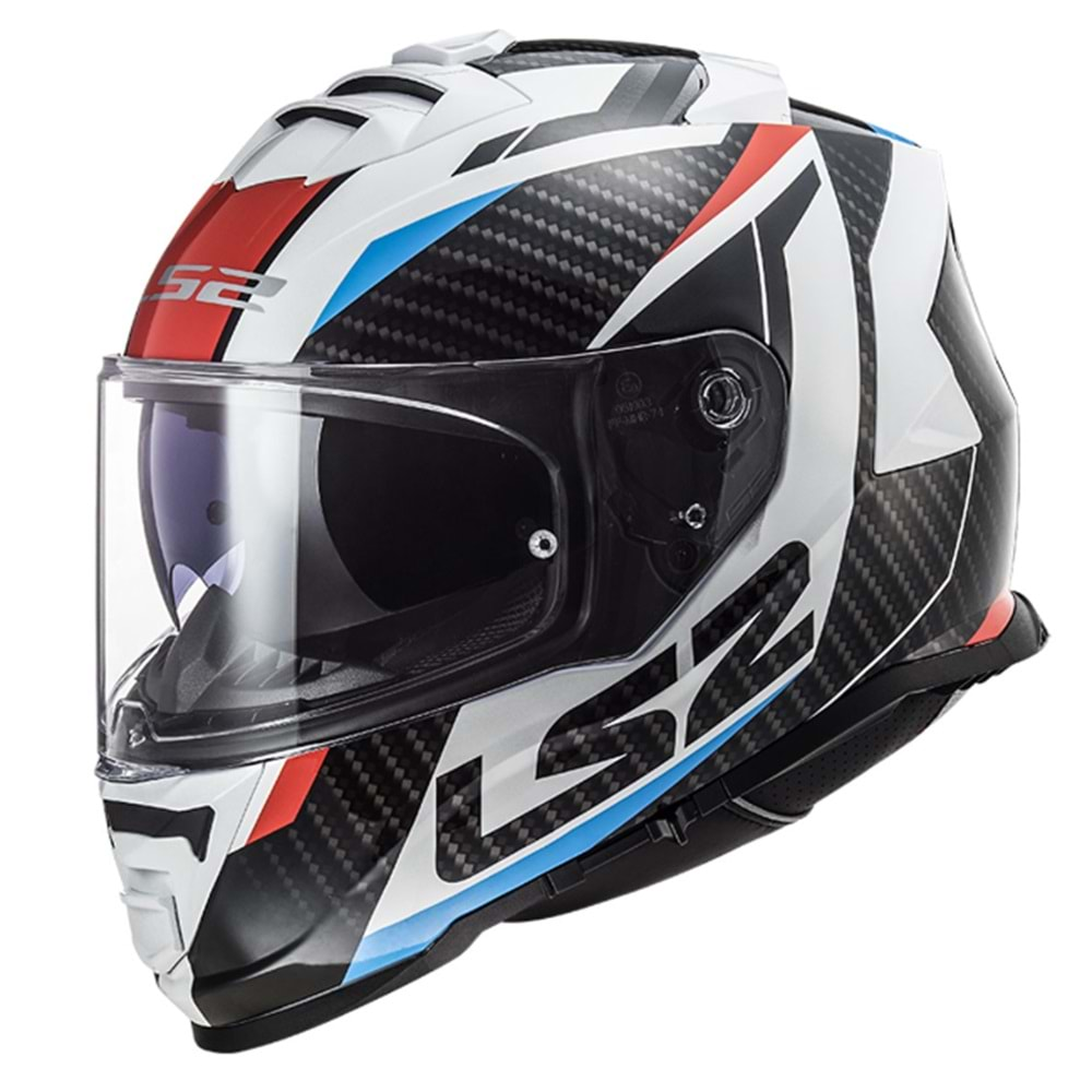 LS2 STORM 2 RACER MAVİ-KIRMIZI KASK -XL