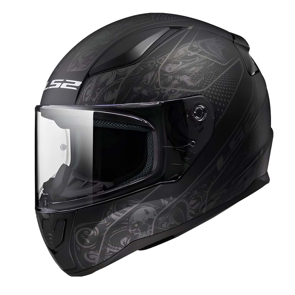 LS2 RAPID 2 CRYPT MAT SİYAH KASK-L