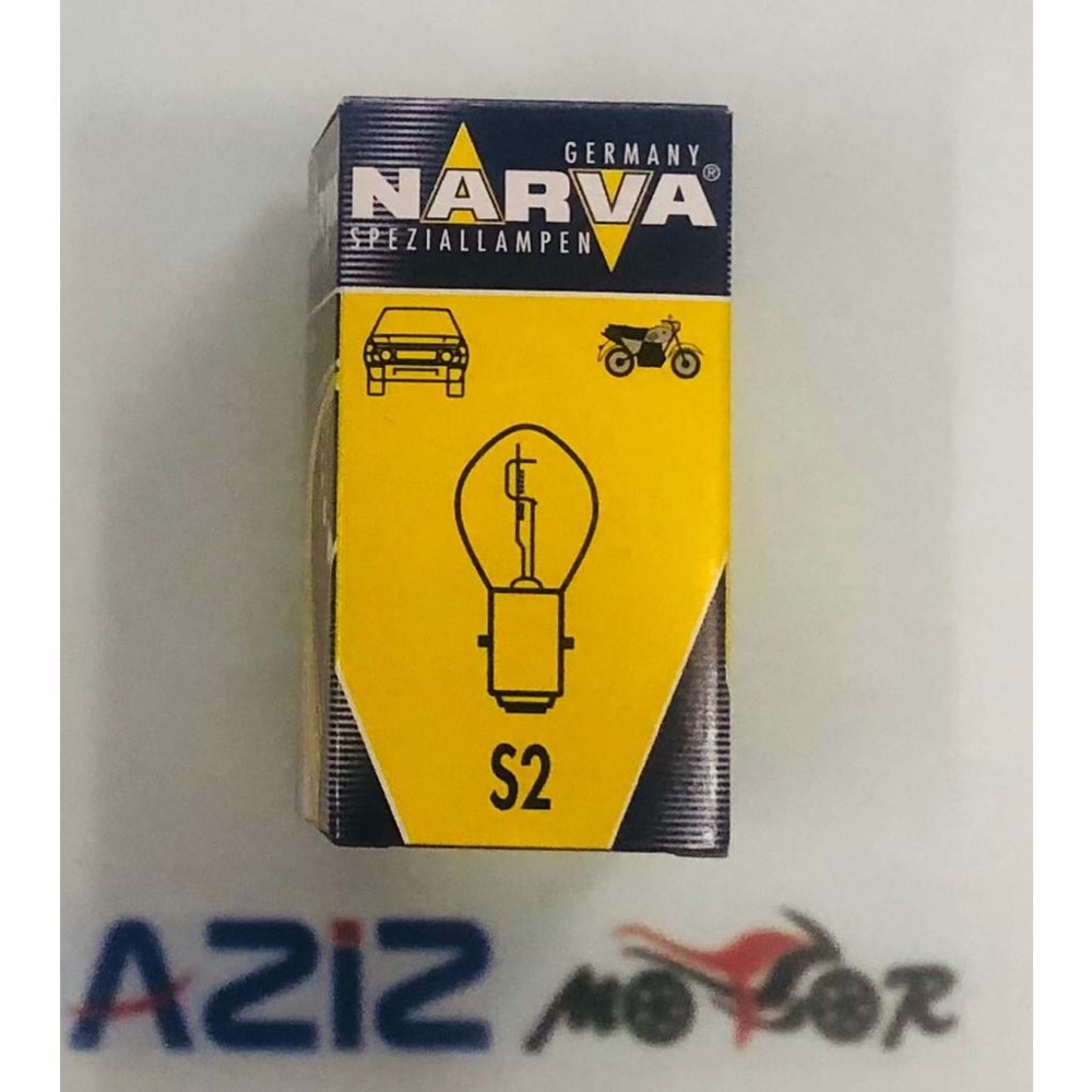 NARVA S2 GERMAN FAR AMPULU12 V 35-35 ORJİNAL