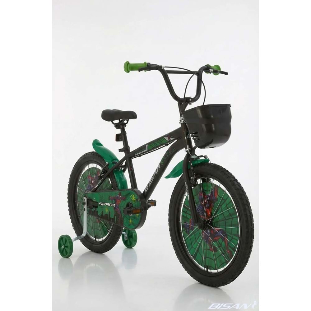 BİSAN SPARK 20-25 MAT SİYAH etket YEŞİL