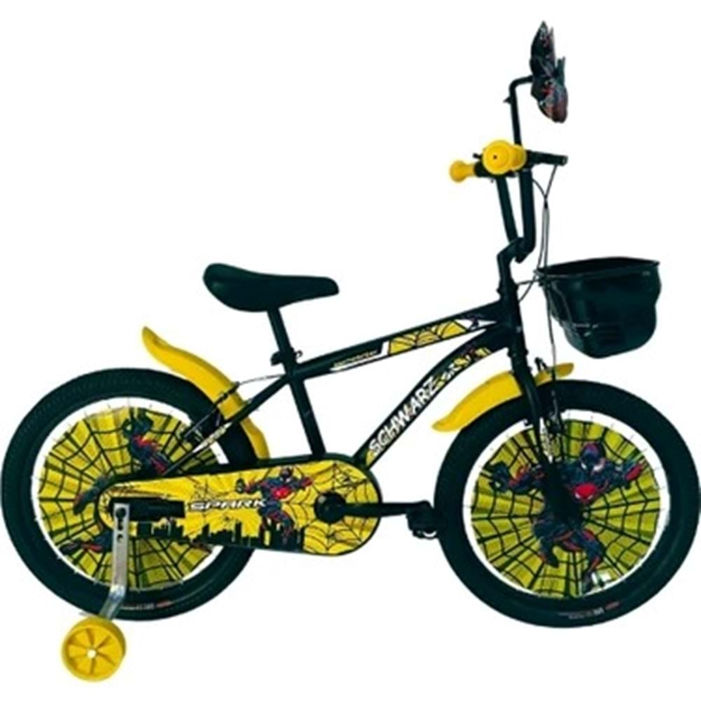 BİSAN SPARK 20-25 MAT SİYAH etket SARI