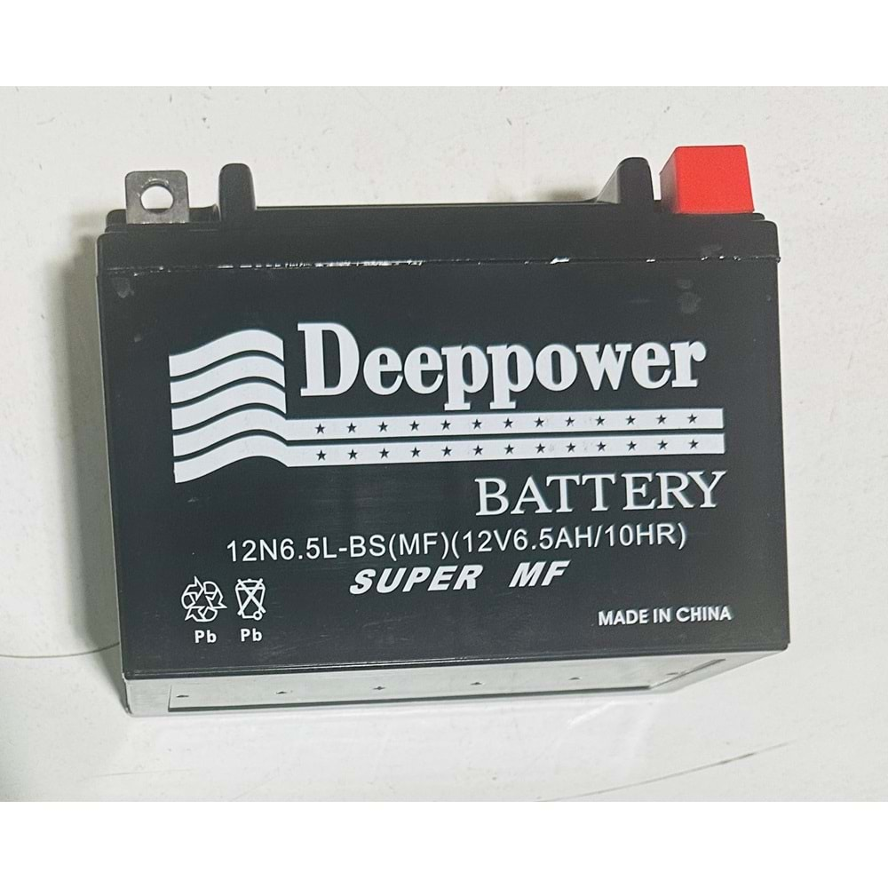 12V 6,5 MOTOSİKLET AKÜ CG DEEPPOWER