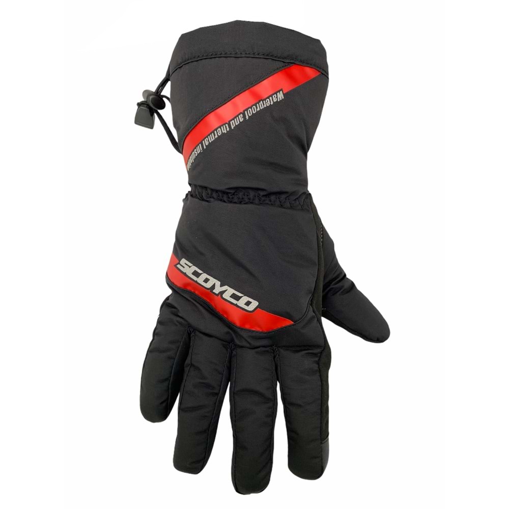 SCOYCO MC41 KIŞLIK ELDİVEN KIRMIZI XXL