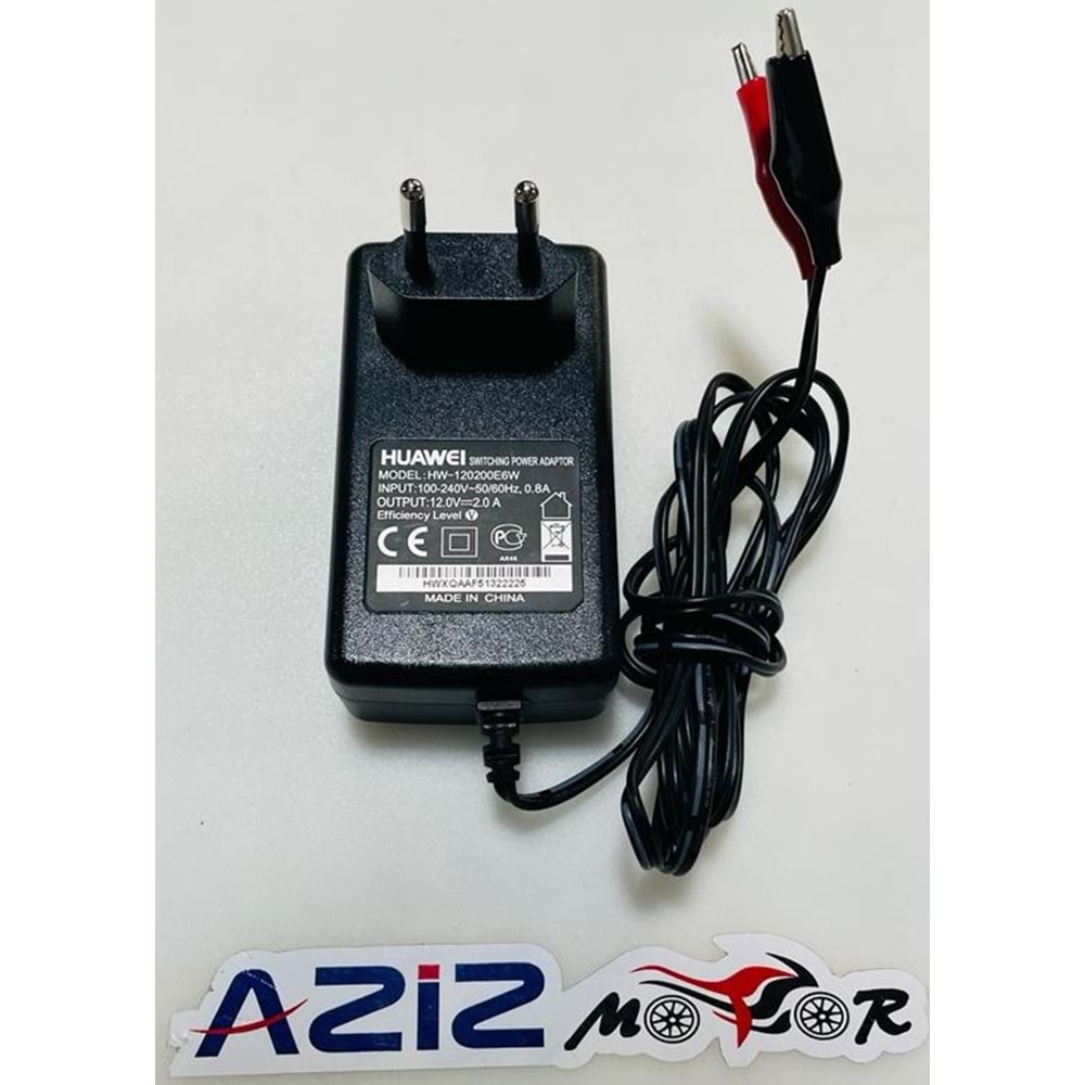 12V 2A ELEKTRİKLİ ARABA ŞARJ CİHZI