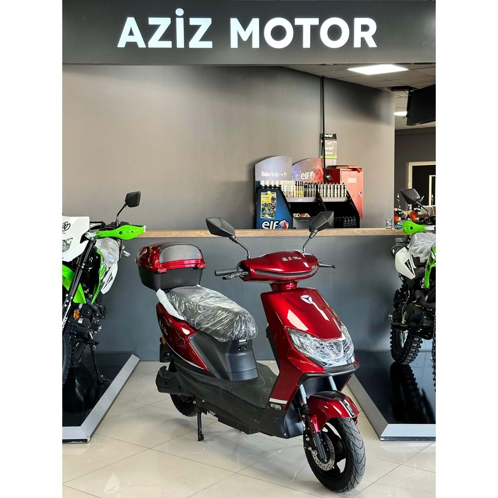 MONDİAL E-MON RIGBY ELEKTRIKLI MOTOSIKLET KIRMIZI