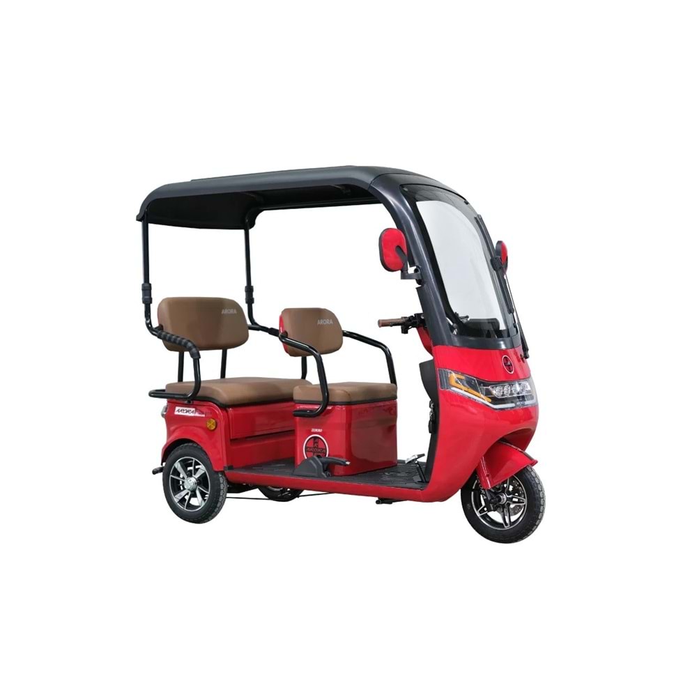 ARORA FELIX PRO ÜÇ TEKERLEKLİ MOPED KIRMIZI