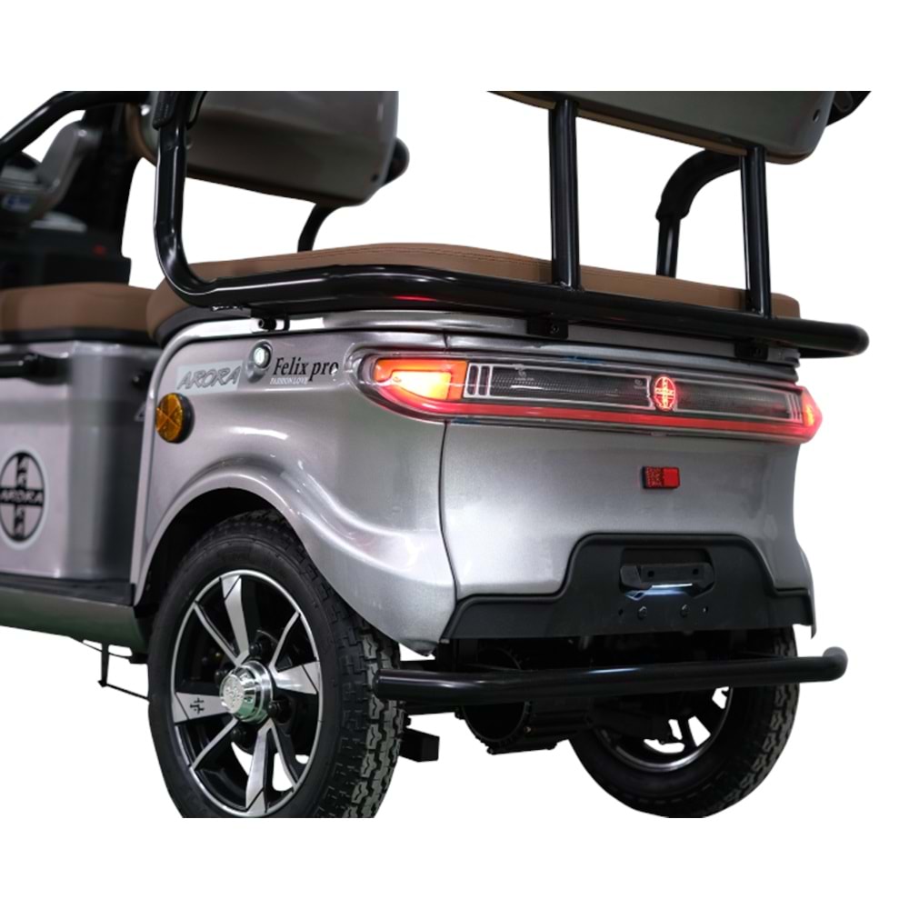 ARORA FELIX PRO ÜÇ TEKERLEKLİ MOPED GRİ