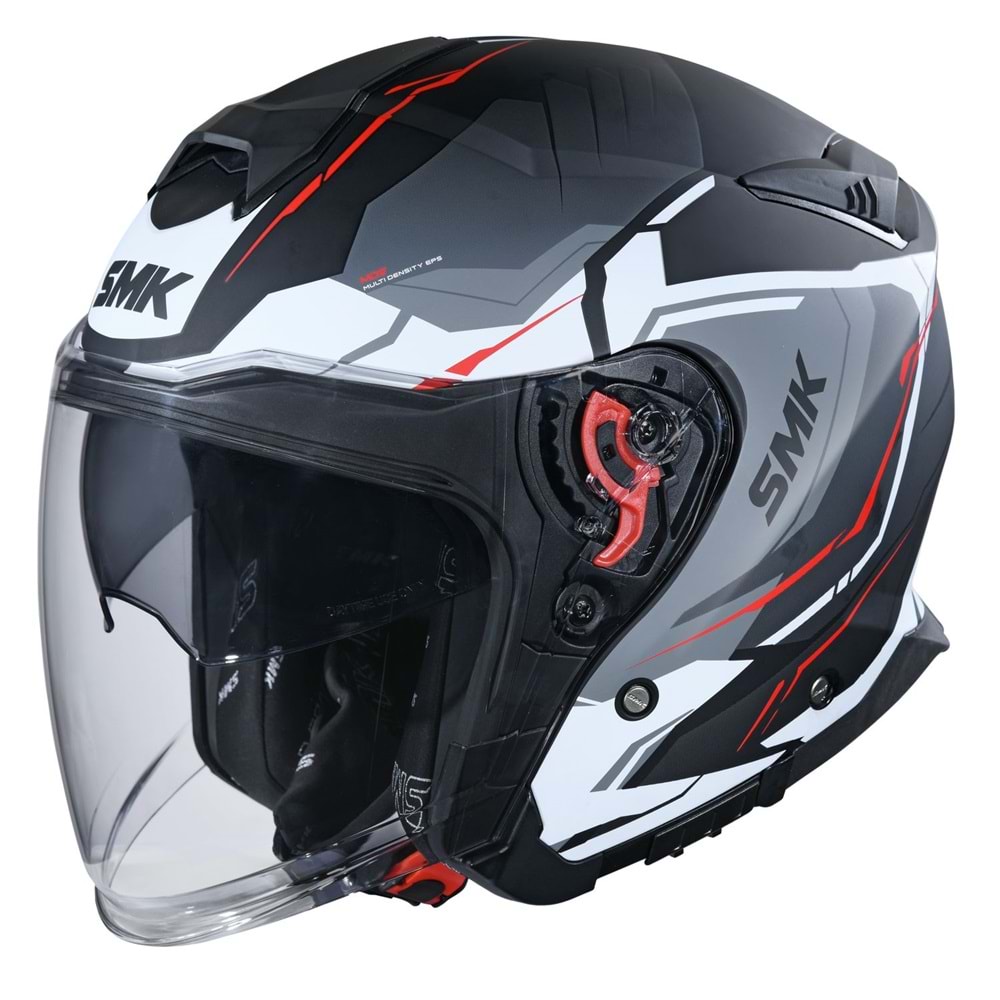 SMK GTJ ESCAPE GRİ-SİYAH AÇIK KASK - XL