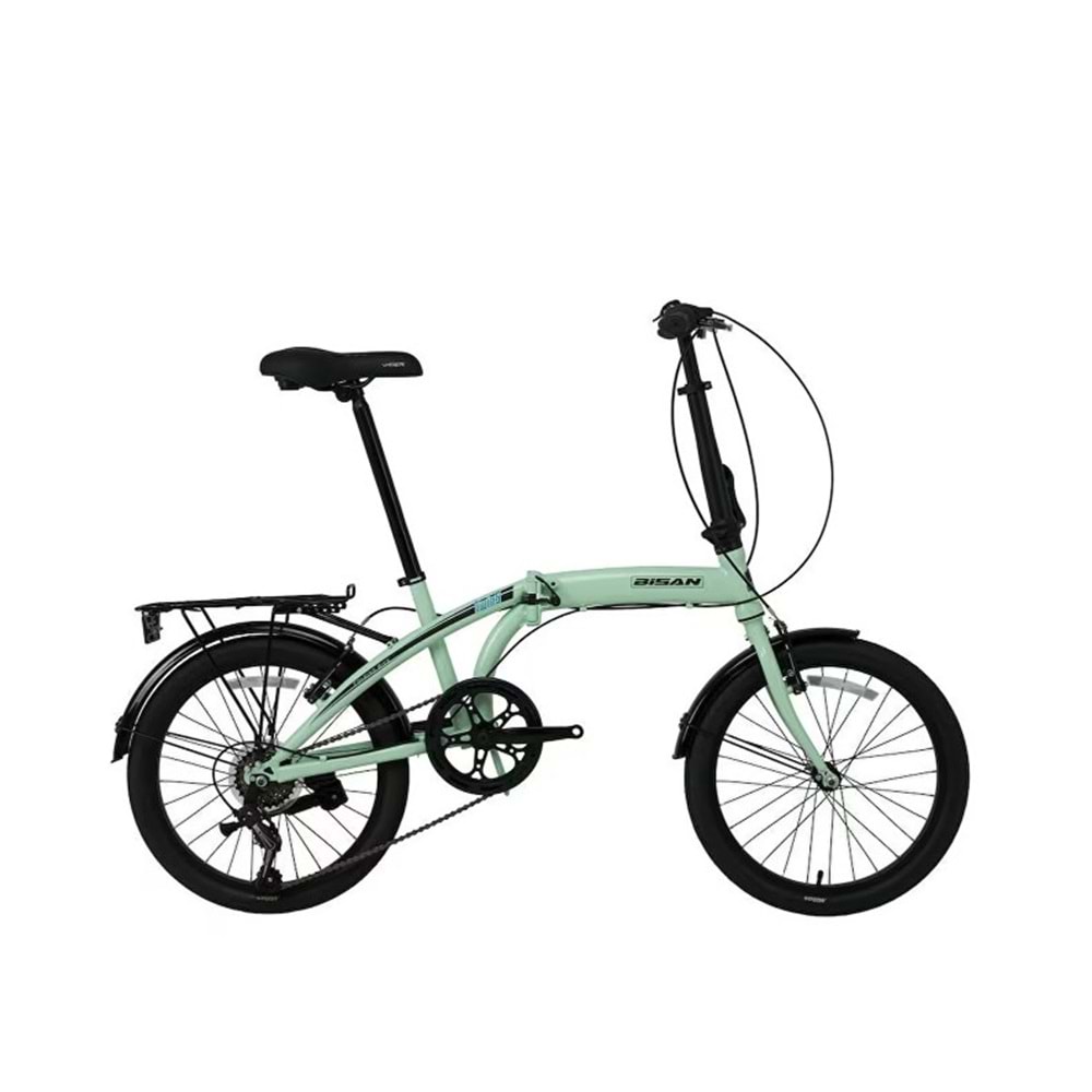 BİSAN TWIN-23 20 JANT KATLANIR BİSİKLET MİNT YEŞİL- YEŞİL/SİYAH