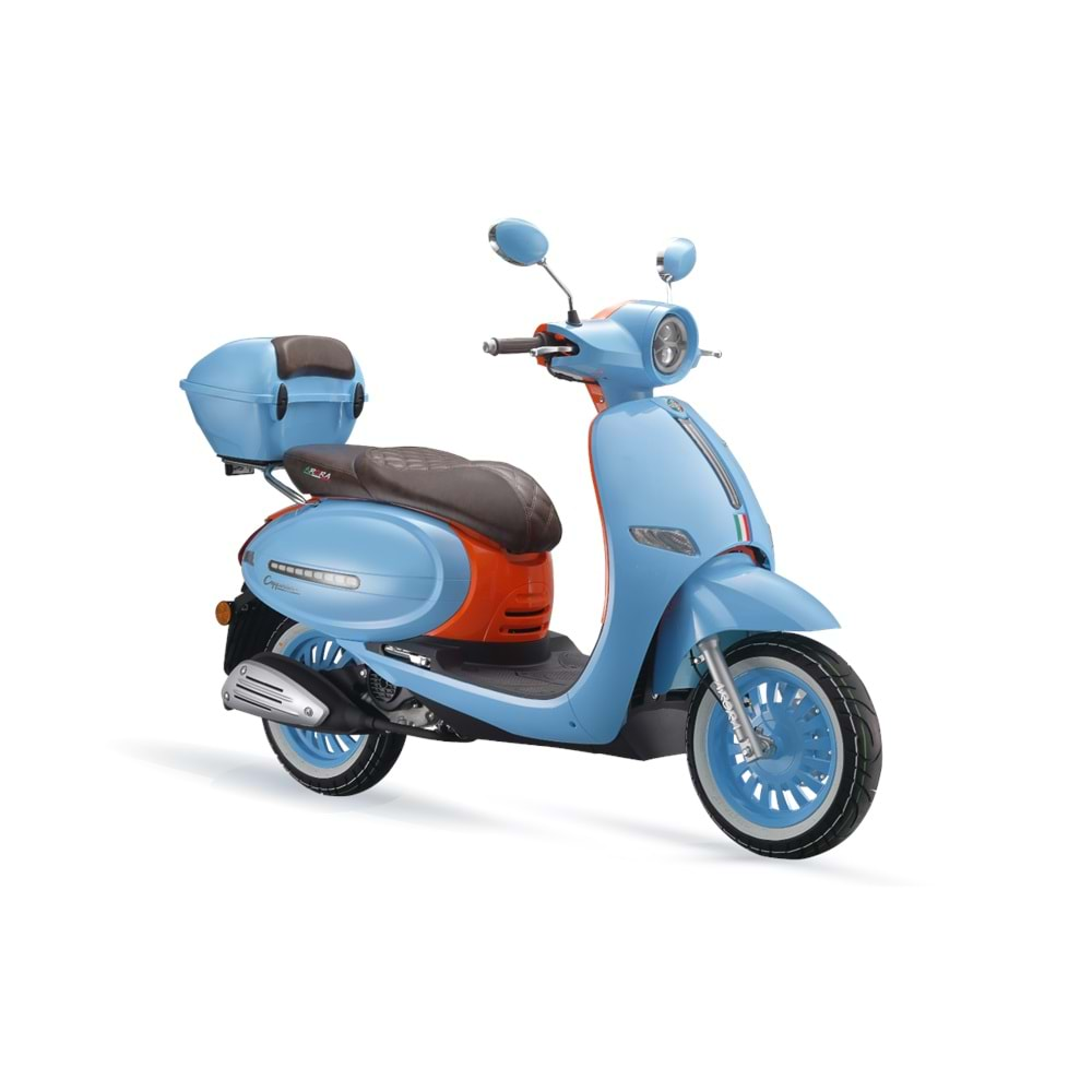 ARORA CAPPUCINO 50 SCOOTER MAVİ-TURUNCU EURO 5 (S-Y)