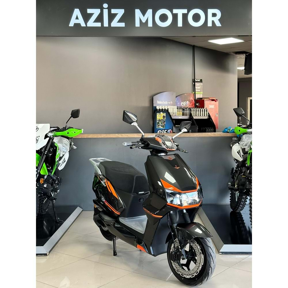 ARORA ZR7 E-BIKE SCOOTER SİYAH/TURUNCU