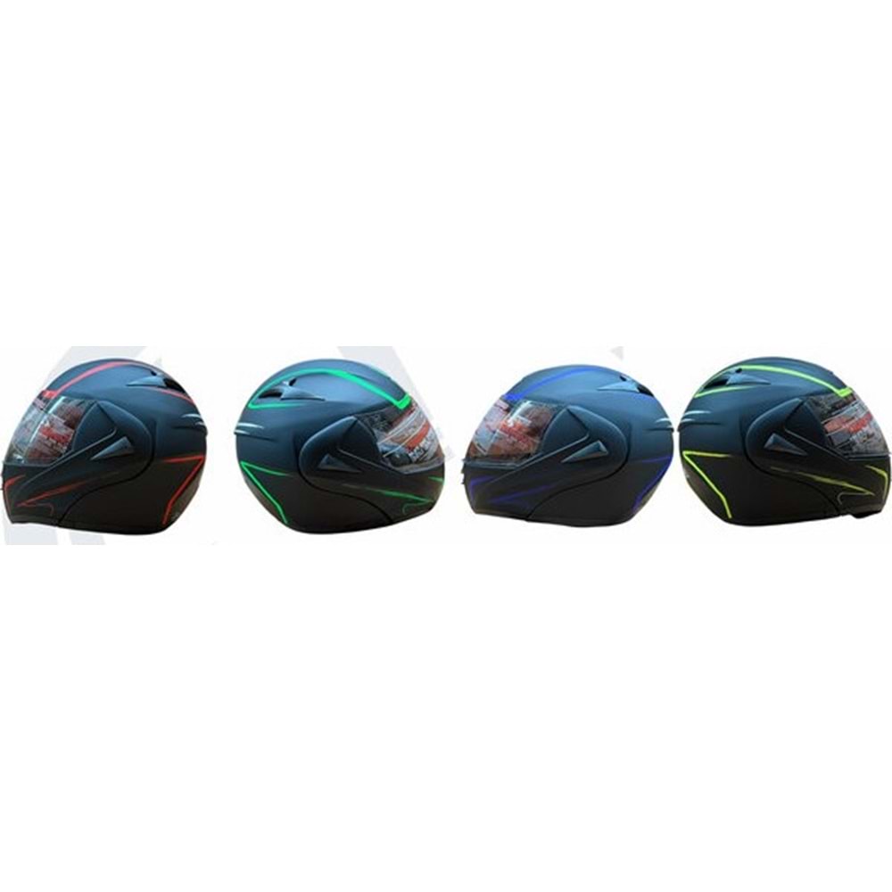 LS5 ÇENE AÇILIR KASK (S-M-L-XL) KARIŞIK RENK