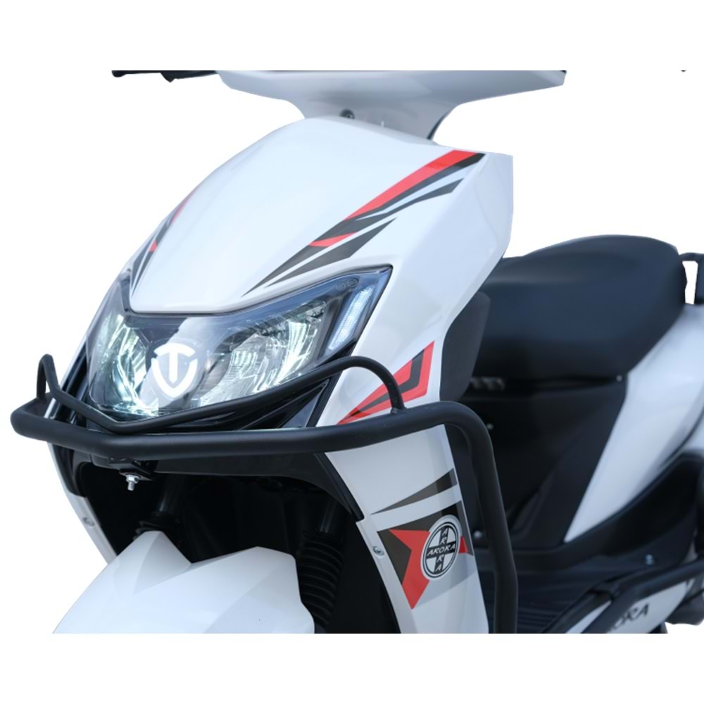 ARORA ZR1 İKİ TEKERLEKLİ MOPED BEYAZ