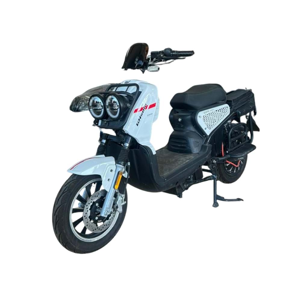 JOKM GH5010 ELEKTİRİKLİ MOTORSİKLET BEYAZ AKÜSÜZ-2025