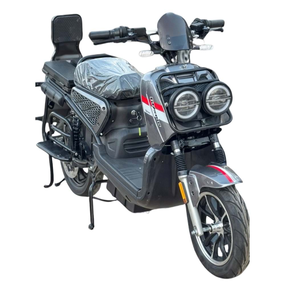 JOKM GH5010 İKİ TEKERLEKLİ ELEKTİRİKLİ MOTORSİKLET GRİ
