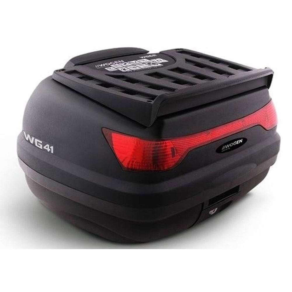 MOTOSİKLET ÇANTASI WOGEN 41L SIRTLIKLI SİYAH
