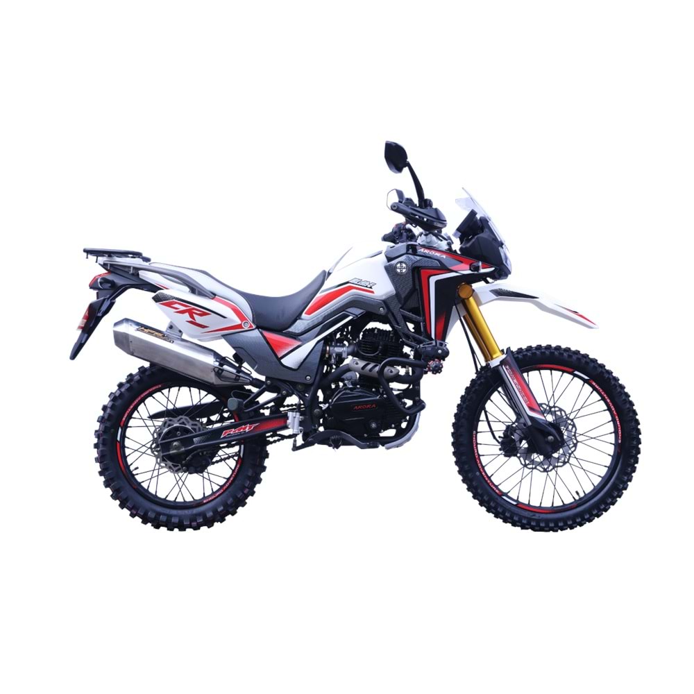 ARORA CR 250 İKİ TEKERLEKLİ MOTOSİKLET BEYAZ/KIRMIZI