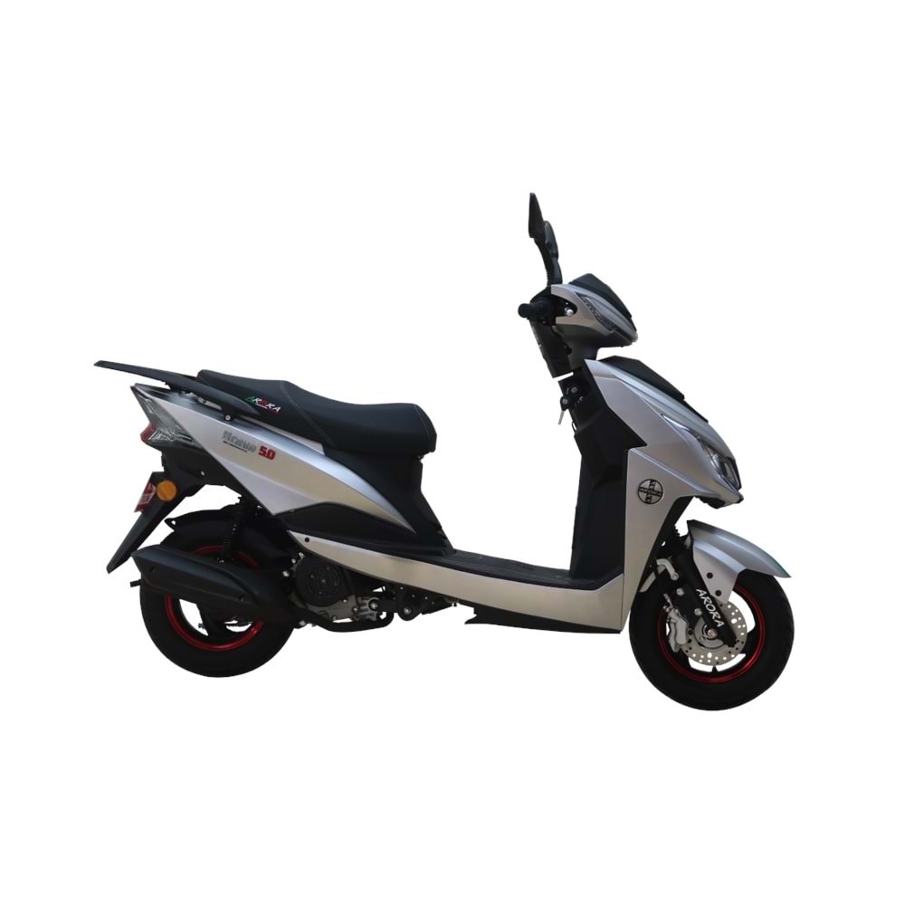 ARORA BRAVO 50 İKİ TEKERLEKLİ MOPED GRİ