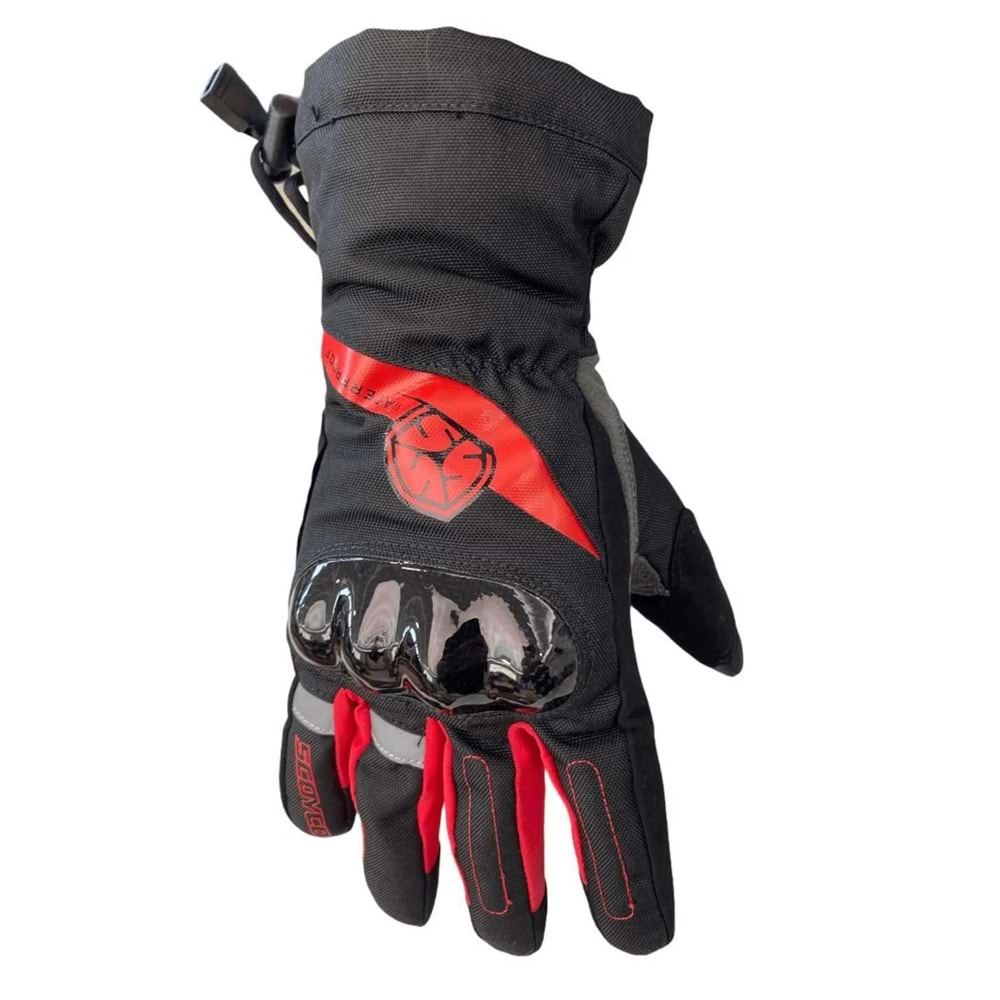 SCOYCO ELDİVEN MC71-CARBON-0265 KIRMIZI S