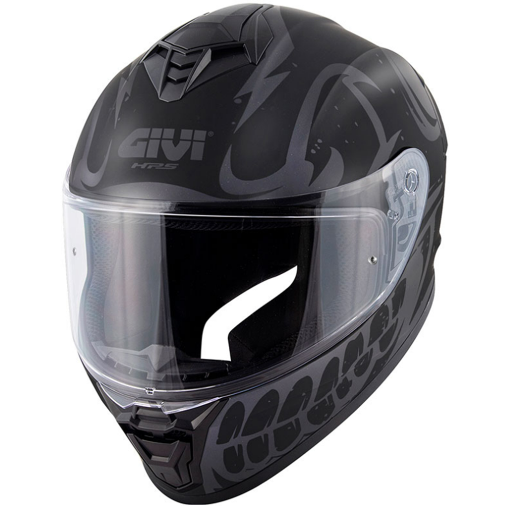 GIVI 50.X BONES MAT SİYAH-GRİ KASK XL