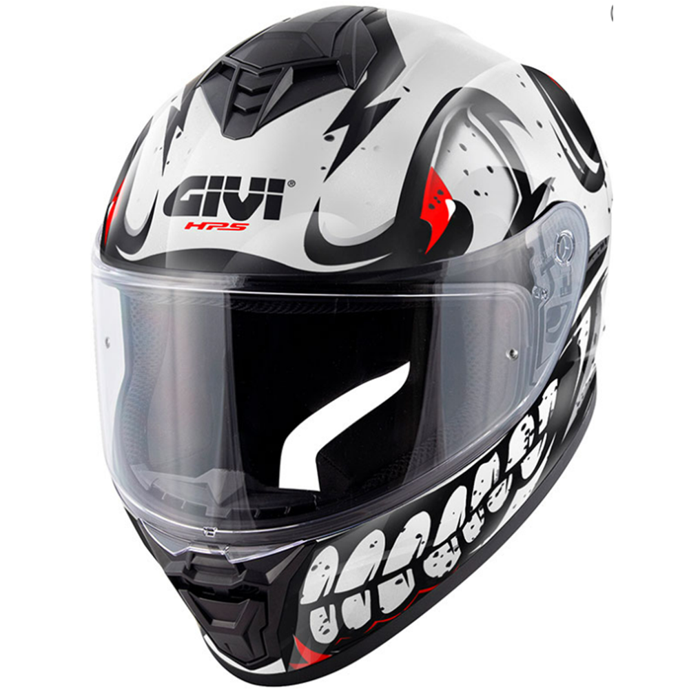 GIVI 50.X BONES BEYAZ-KIRMIZI KASK M