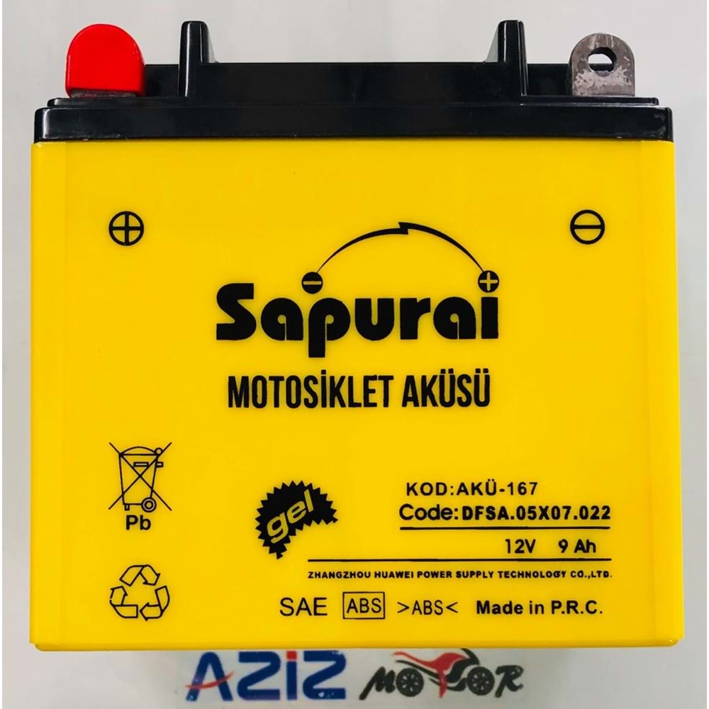 12V 9A-BS AMPER SAPURAİ AK