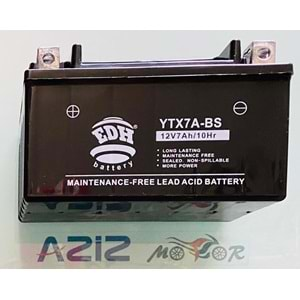 12V 7AH YTX7-BS SCOOTER AKÜ EDH