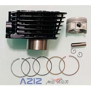 CG 150 SİLİNDİR KOMPLE 62 mm 13 PERNO SİYAH