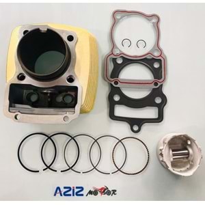 CG 150 SİLİNDİR KOMPLE 62 mm 13 PERNO SİYAH