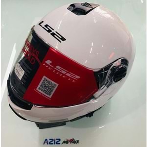 LS2 FF325 STROBE BEYAZ KASK M