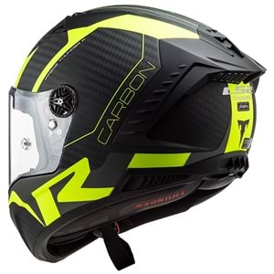 LS2 THUNDER KARBON RACING 1 MAT NEON SARI KASK-M