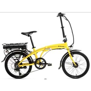 BİSAN PRIME ELEKTRİKLİ KATLANIR BİSİKLET CAT SARI etket SİYAH