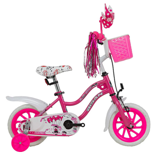 BİSAN 16 HAPPY-23 16 JANT ÇOCUK BİSİKLETİ METALİK PEMBE - PEMBE