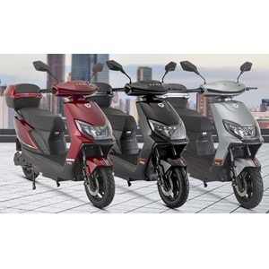 MONDİAL E-MON RIGBY ELEKTRIKLI MOTOSIKLET KIRMIZI