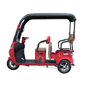 ARORA FELIX PRO ÜÇ TEKERLEKLİ MOPED KIRMIZI-2025