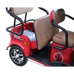 ARORA FELIX PRO ÜÇ TEKERLEKLİ MOPED KIRMIZI