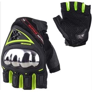 SCOYCO ELDİVEN KORUMALI MC 44D NEON SARI - S