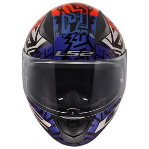 LS2 RAPID 2 MEMPHIS KIRMIZI-MAVİ KASK XL
