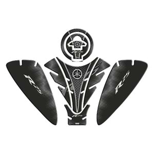 YAMAHA R25 TANK PED SET GRİ SİYAH GOGO