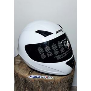 SWAY 802 BEYAZ KAPALI KASK (M)