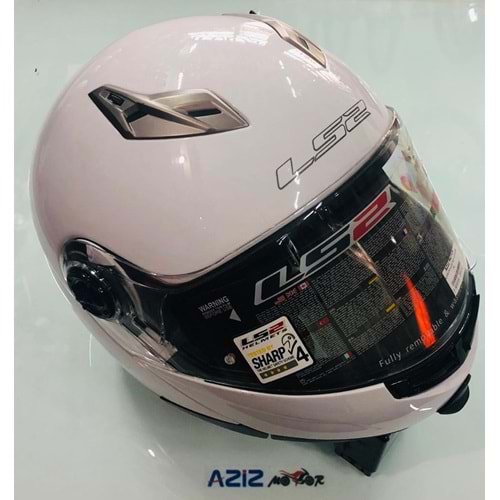 LS2 FF370 EASY BEYAZ KASK M